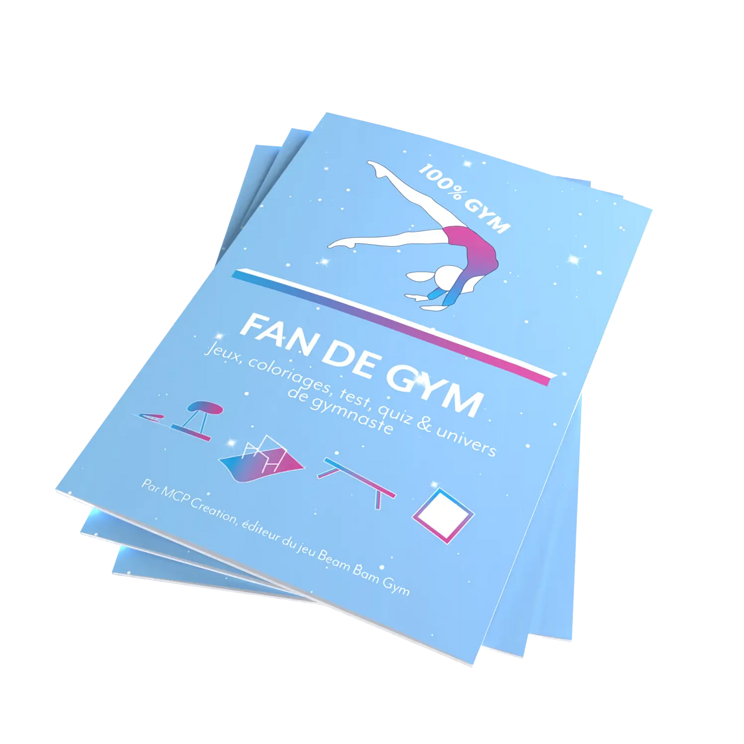 Beam Bam Gym, un Jeu de cartes 100% gymnastique artistique féminine (Gym, Gymnaste, idée de cadeau pour gym, passionné de gym))
