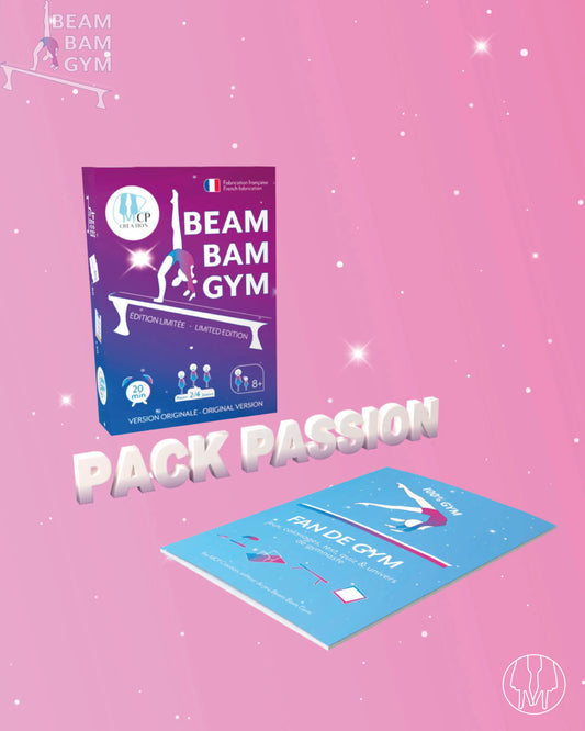 Beam Bam Gym, un Jeu de cartes 100% gymnastique artistique féminine (Gym, Gymnaste, idée de cadeau pour gym, passionné de gym))
