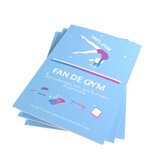 Beam Bam Gym, un Jeu de cartes 100% gymnastique artistique féminine (Gym, Gymnaste, idée de cadeau pour gym, passionné de gym))