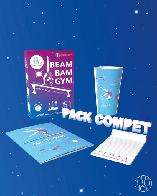 Beam Bam Gym, un Jeu de cartes 100% gymnastique artistique féminine (Gym, Gymnaste, idée de cadeau pour gym, passionné de gym))