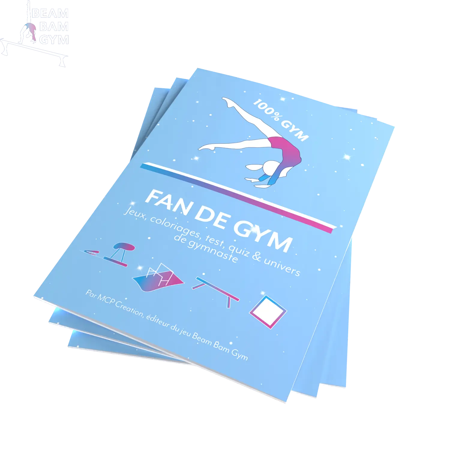Beam Bam Gym, un Jeu de cartes 100% gymnastique artistique féminine (Gym, Gymnaste, idée de cadeau pour gym, passionné de gym))