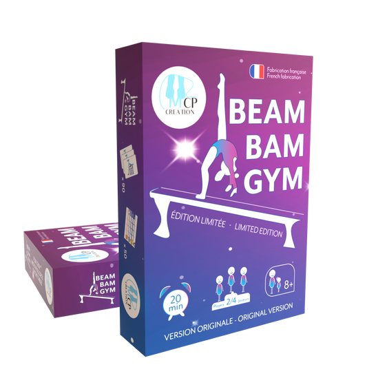 Beam Bam Gym – Le premier jeu de cartes 100 % gymnastique artistique